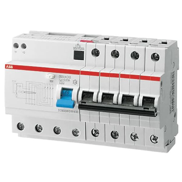 DS204 M A-C40/0.03 Residual Current Circuit Breaker with Overcurrent Protection image 1