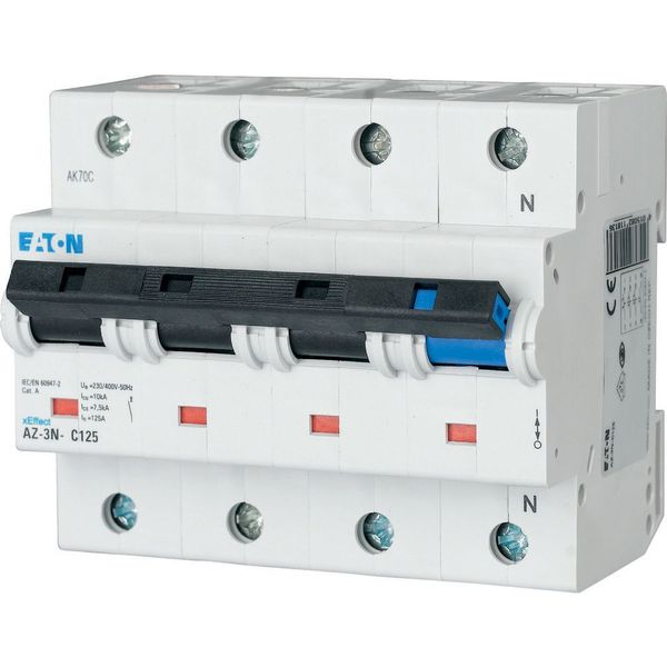 Miniature circuit breaker (MCB), 40A, 3pole+N, type D characteristic image 6