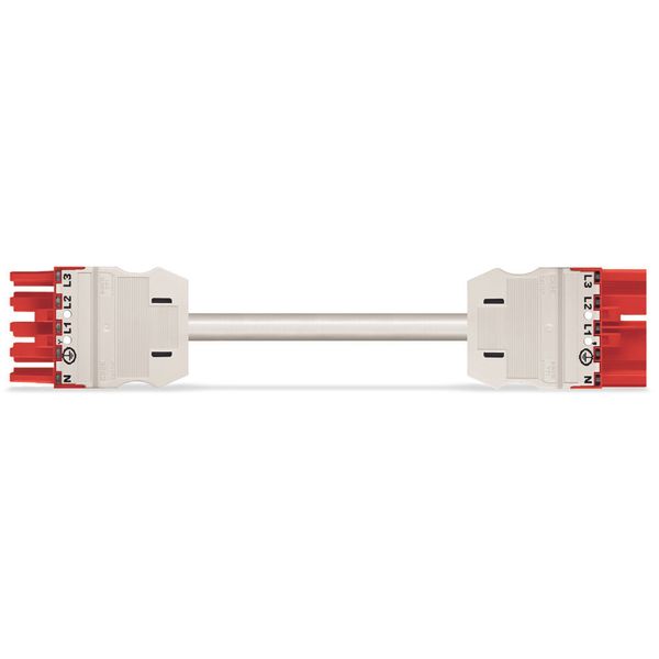 pre-assembled connecting cable Eca Socket/open-ended red image 2