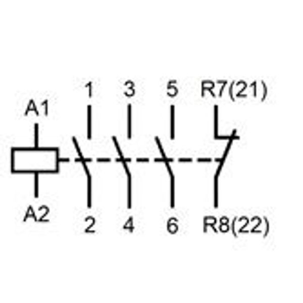 Modular contactor 63A, 3 NO + 1 NC, 24VAC, 3MW image 2