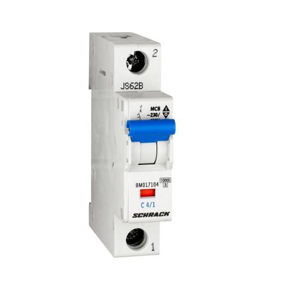 Miniature Circuit Breaker (MCB) C, 4A, 1-pole, 10kA image 1