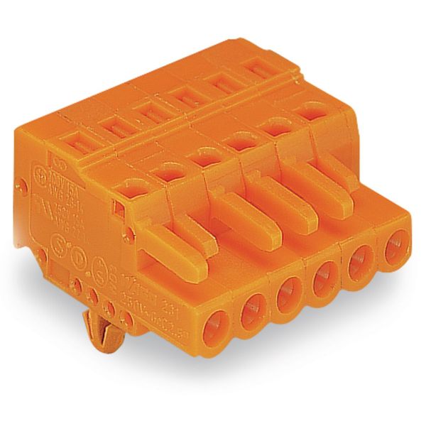 1-conductor female connector CAGE CLAMP® 2.5 mm² orange image 4