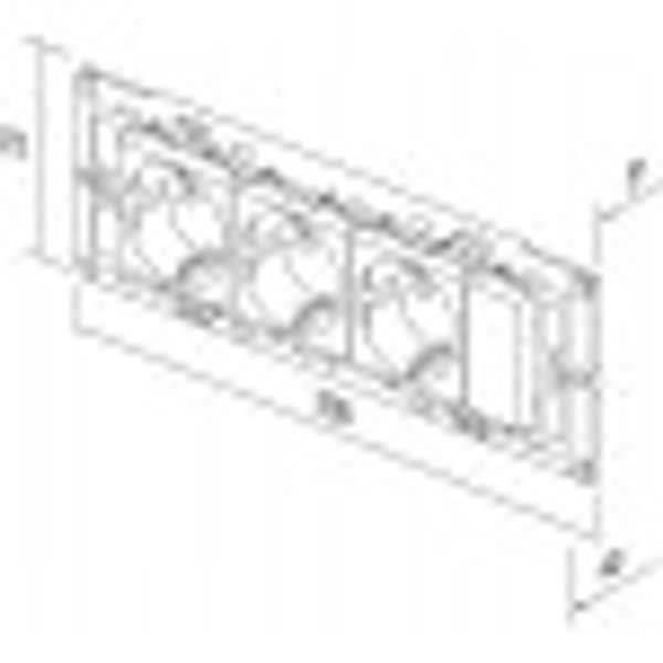 SOCKETS SET 3x SCHUKO 2P+E 16A 250V~ 7M ES 4318505 image 2