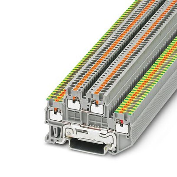 PTTB 1,5/S-PE/L - Protective conductor double-level terminal block image 1