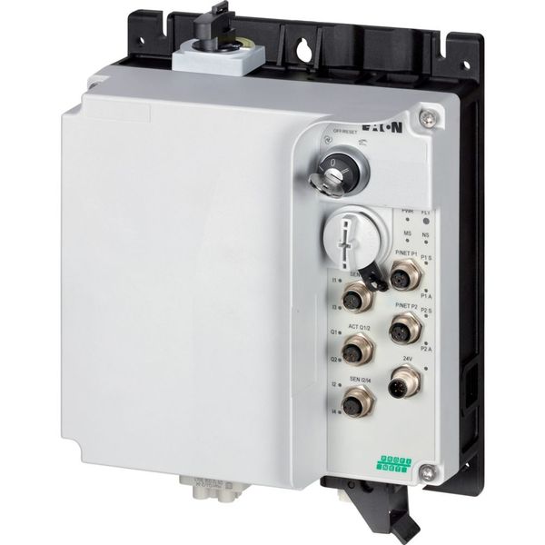 DOL starter, 6.6 A, Sensor input 4, Actuator output 2, 180/207 V DC, PROFINET, HAN Q4/2, with manual override switch image 2