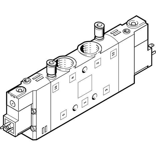 CPE24-M2H-5JS-3/8 Air solenoid valve image 1