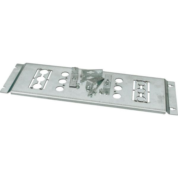 Mounting plate, +mounting kit, for NZM2, horizontal, 4p, HxW=200x600mm, XFI image 2