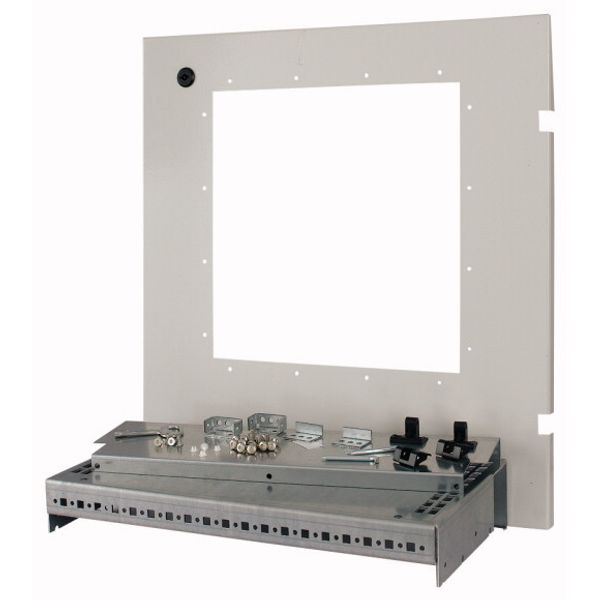 Mounting kit: IZMX40, fixed mounted design, W=600mm, grey image 1