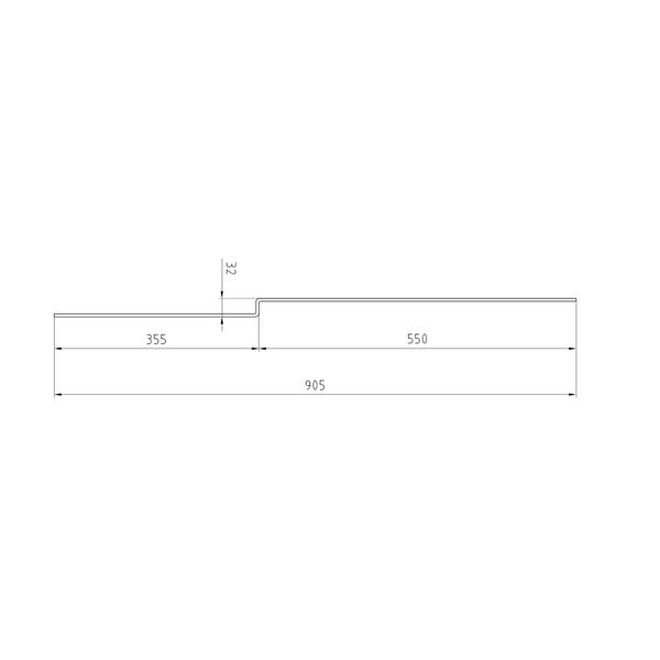 Busbar-duct crimp, 30x5mm, 355+550mm image 3