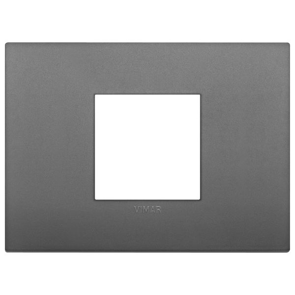 Classic plate 2centrM technopolymer grey image 1
