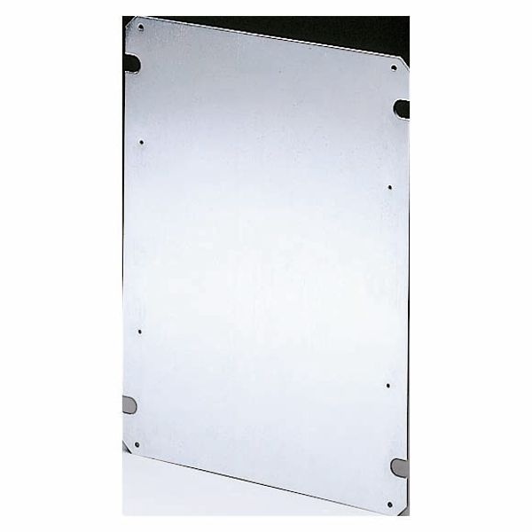 BACK-MOUNTING PLATE IN GALVANISED STEEL 200X254 image 2