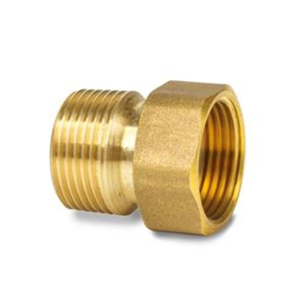 ALN15.202B - Brass fitting G 1" / G ¾", 5 °C - 90 °C, set of 2 image 1