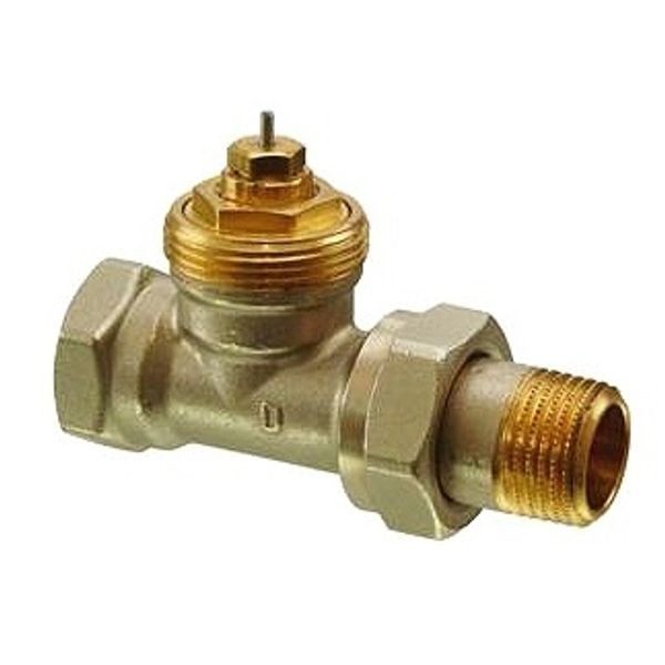 VDN215 - 2-port radiator valve, NF, 2-pipe system, PN10, DN15, kvs 0.10...0.89 image 1