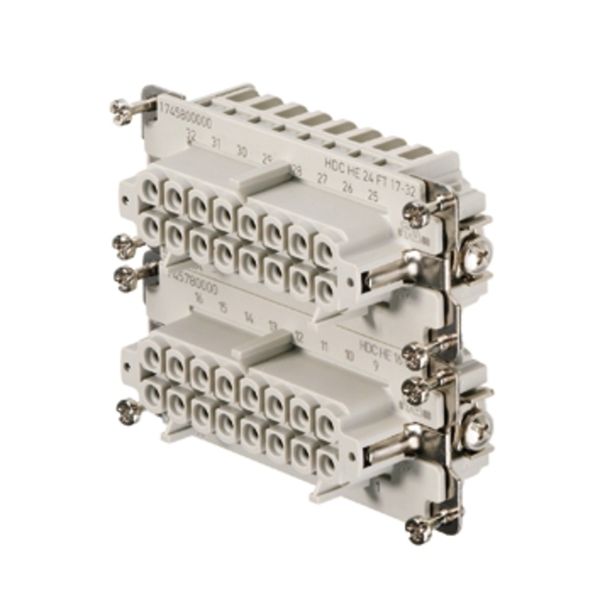 Contact insert (industry plug-in connectors), Female, 500 V, 16 A, Num image 1