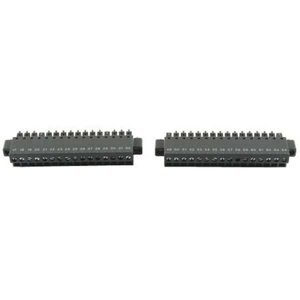 Allen-Bradley 1444-DYN-RPC-SCW-01 Plug Connector set, Screw clamp, 16-Position, Nominal current: 8 A, Rated voltage: 160 V, Pitch: 3.81 mm, Contact surface: Tin, For use with Dynamic Measurement Module catalog 1444-DYN04-01RA image 1