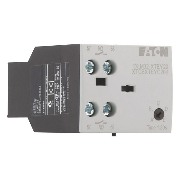 Timer module, 200-240VAC, 1-30s, star-delta image 6