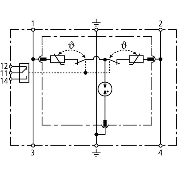 Surge arreser Type 3 DEHNrail M 2-pole 255V for industry electronics image 3