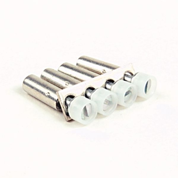 Allen-Bradley 1492-CJ5-50 Center Jumper, Screw Type, 5mm Center to Center, 50 Pole, Gray, for Use With 1492-W3 image 1