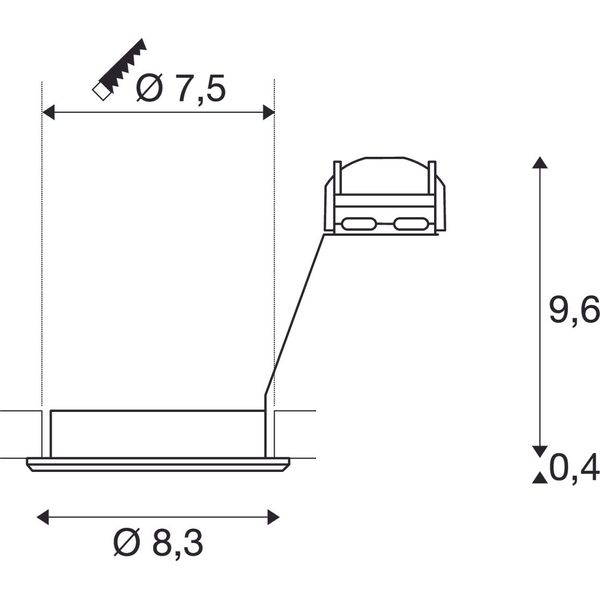 PIKA QPAR51,adjustable,silvergrey,max. 50W image 2