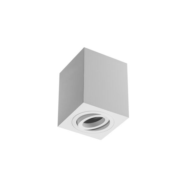 Lamp surface mounted SENSA, aluminium, 90x90x115, IP20, max 50W, square, white housing image 1