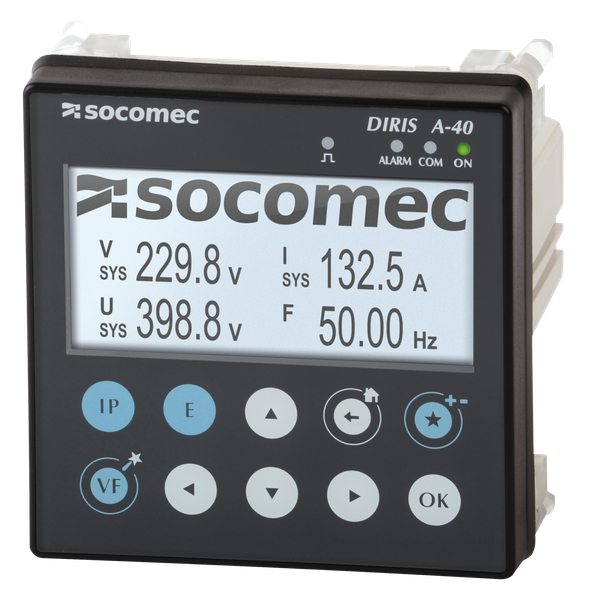 Multifunction meter DIRIS A-40 ethernet com. + RS485 MODBUS gateway I/ image 1