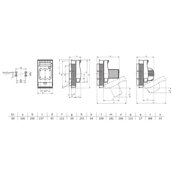 HRC fuse switch-disconnector 160A, screws, fuse monitoring image 2