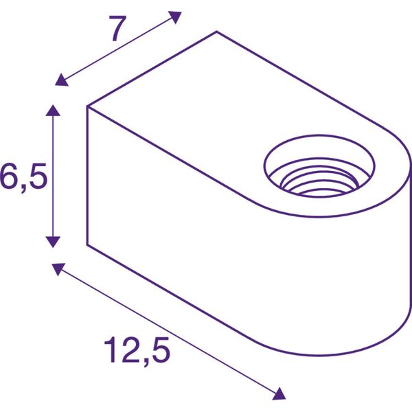 FITU WL CUBE 20W 230V LED IP20 white image 3