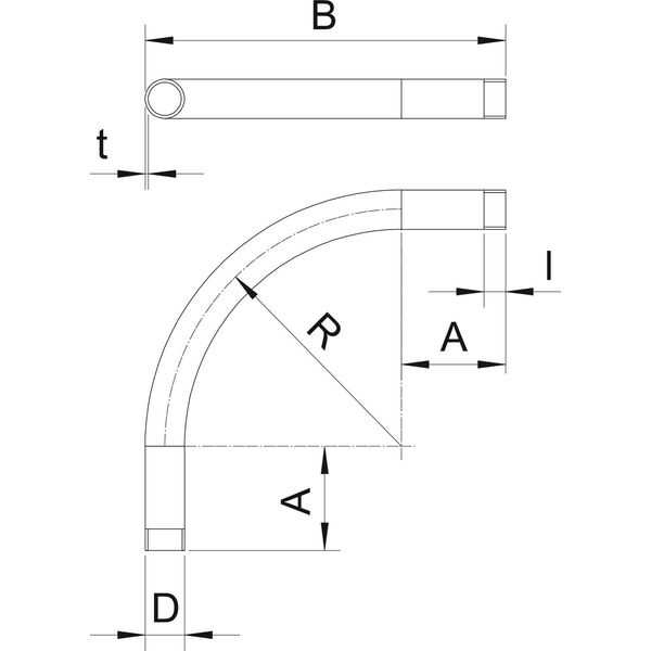 SBNM16 G Conduit threaded bend with threaded coupler M16x1,5 image 2