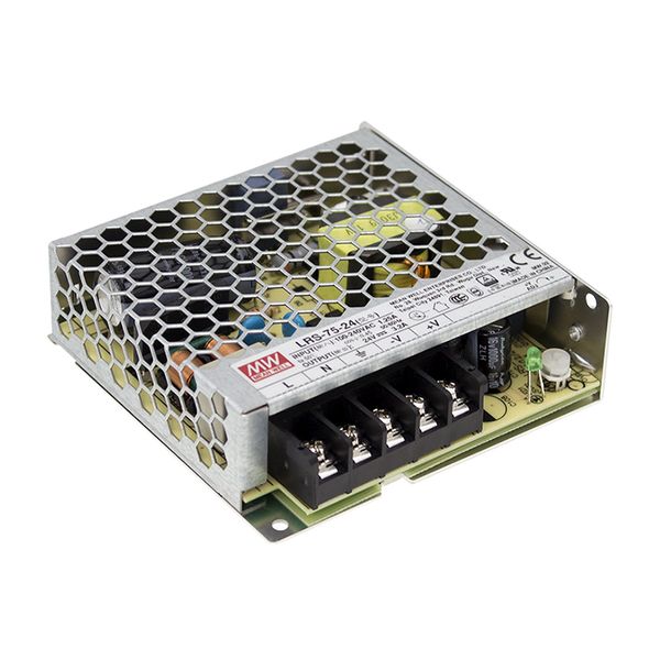 LRS-75-48 Switching power supply, closed, 76.8W, 48V, 1.6A, MEAN WELL image 1