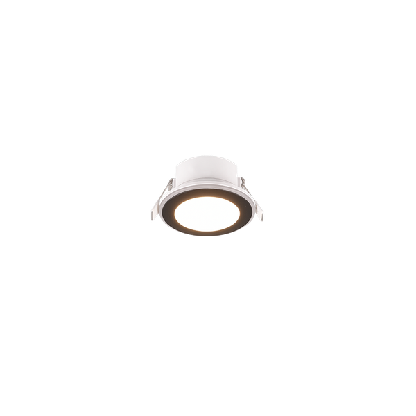 Argus LED recessed spotlight matt black RGB image 1