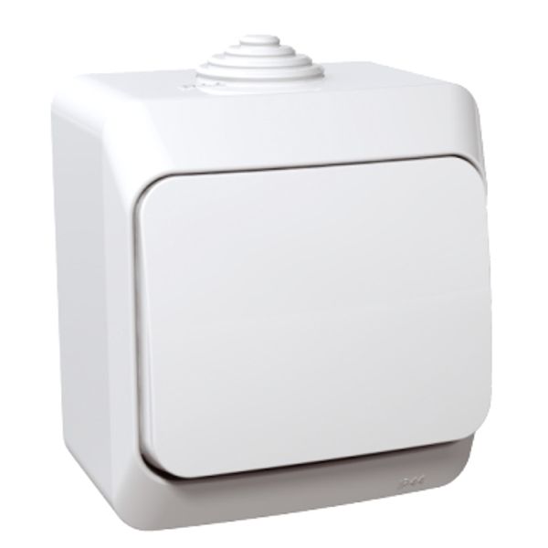 Cedar Plus - 1pole pushbutton - 16A, white image 2