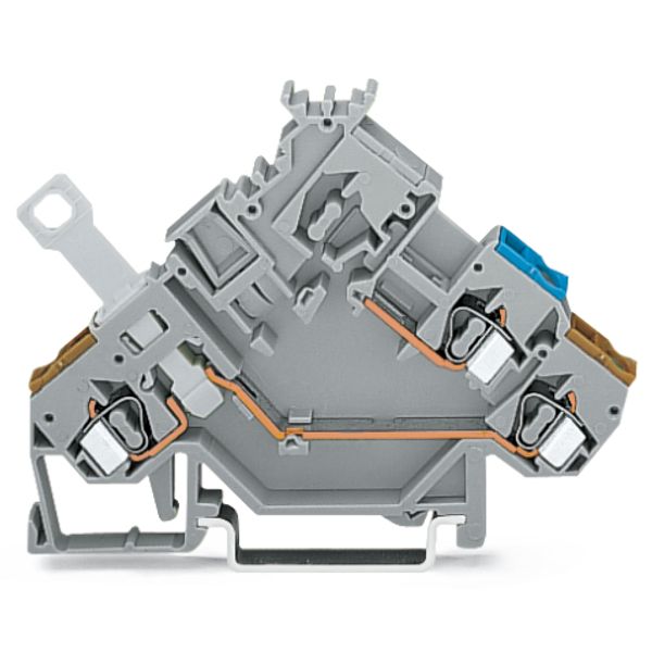 2-conductor actuator terminal block with colored conductor entries 2.5 image 2