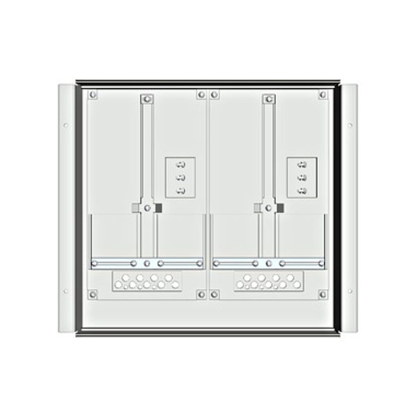 Meter box insert 1-row, 2 meter boards / 9 Modul heights image 1