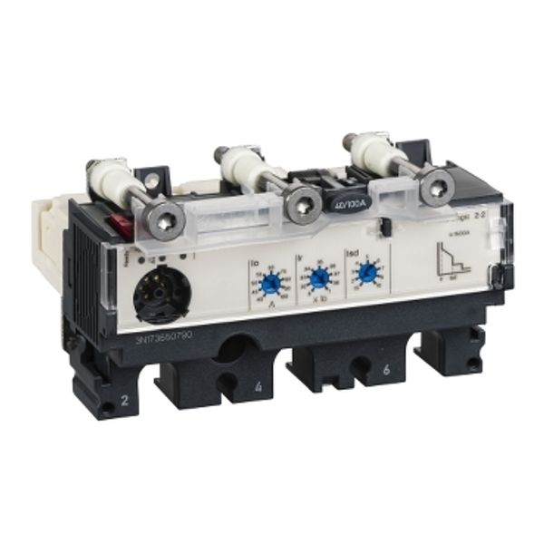 trip unit MicroLogic 2.2 for ComPact NSX 160/250 circuit breakers, electronic, rating 160A, 3 poles 3d image 2