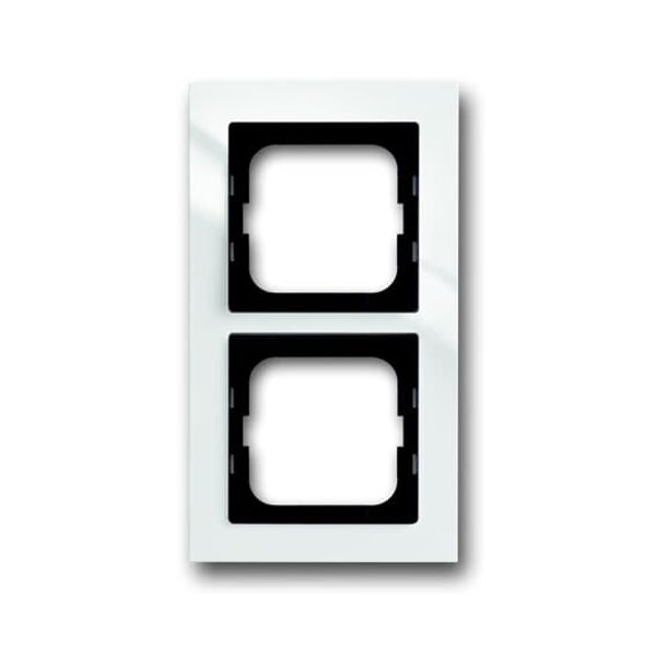1722-284/11 Cover Frame Busch-axcent® Studio white image 1