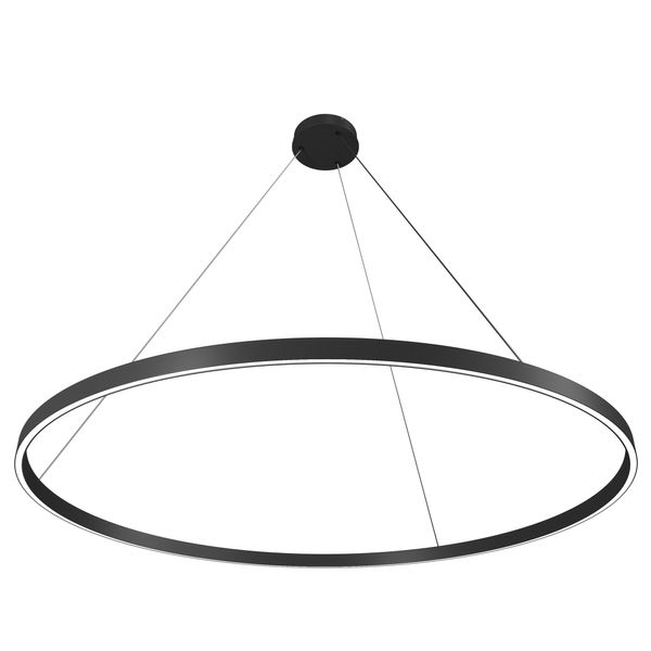 Modern Rim Pendant lamp Black image 1