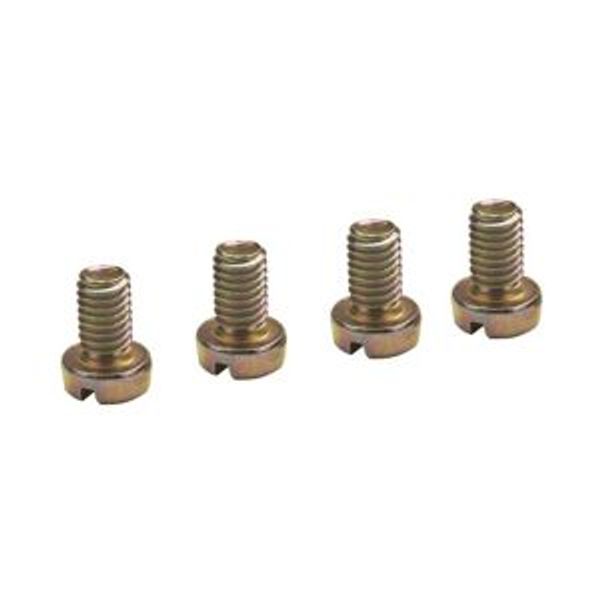 Set of 4 screws M6x10 for fixing base plates image 2