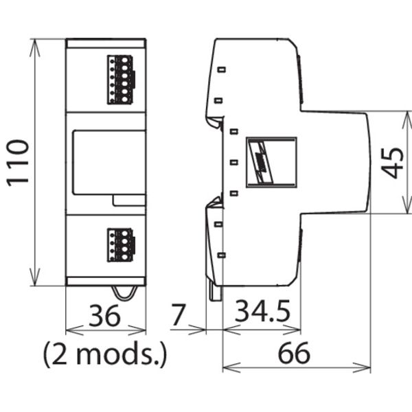 Combined arrester DEHNvario for electroacoustic systems image 2