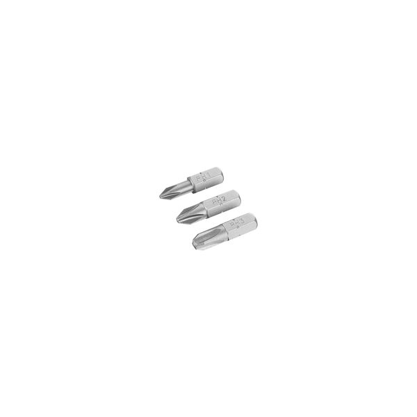 BITS, SCREW DRIVER, PH1,2,3 25MM image 1