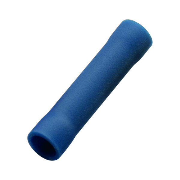 Butt connector insulated blue 1.5-2.5 JIS image 1