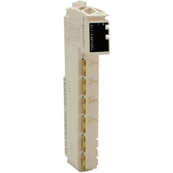 Power distribution module, Modicon TM5, common 6 x 0 V DC, 6 x 24 V DC image 1