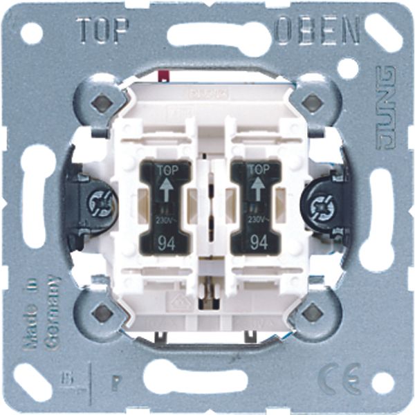 2-gang push-button insert  1-pole, 1-way 535U5 image 2