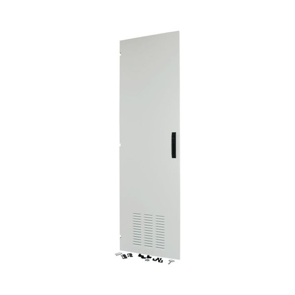 Device area door ventilated IP42 XF left, HxW=2000x600mm, grey image 3