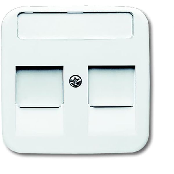 1800-214 CoverPlates (partly incl. Insert) carat® Alpine white image 1