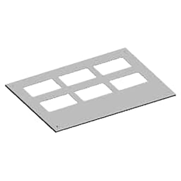 RD46F2 Top plate, Field width: 4, 12 mm x 1109 mm x 625 mm image 1