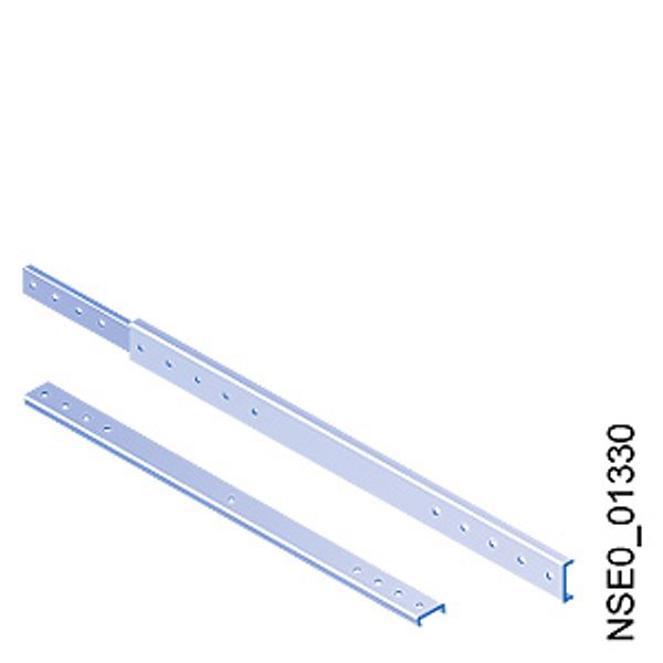 Telescopic rails D=600 consisting of 2 units image 1