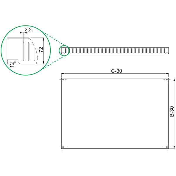 VENTILATED ROOF 600X600 image 1