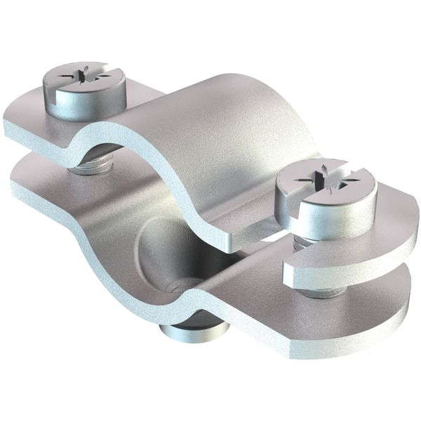 731 W 16 G  Spacer clip, with connecting thread M6, 12-16mm, Steel, St, galvanized, DIN EN 12329 image 1