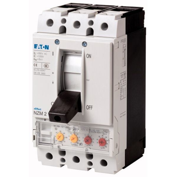 Circuit-breaker, 3p, 160A, box terminals, selectivity protection image 1