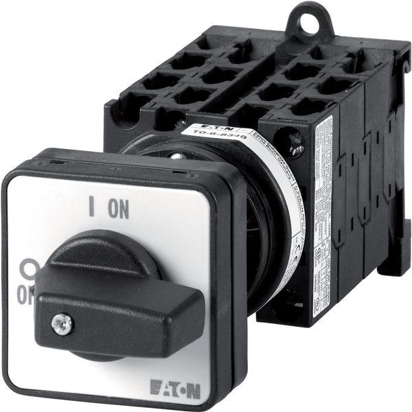 Step switches, T0, 20 A, rear mounting, 6 contact unit(s), Contacts: 12, 45 °, maintained, Without 0 (Off) position, 1-4, Design number 8271 image 4